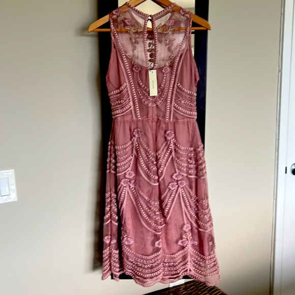 BHLDN Hithero Anessa Dress Size 4 Never Worn - Picture 3 of 10